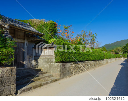 鹿児島_知覧武家屋敷の風景 102325612