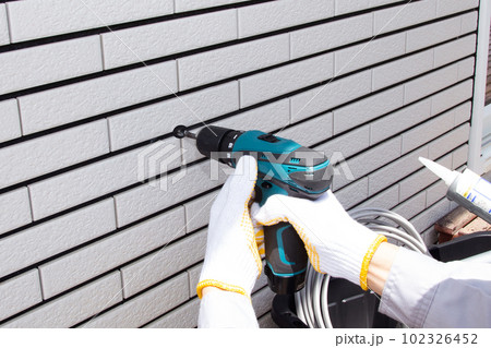屋外用防水コンセント工事 102326452