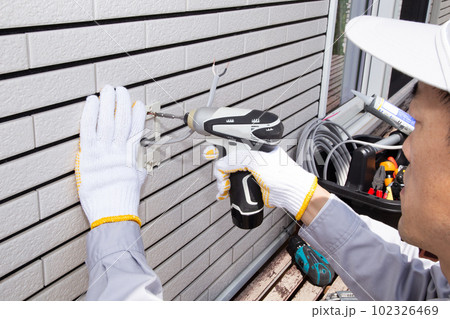 屋外用　防水コンセント工事 102326469