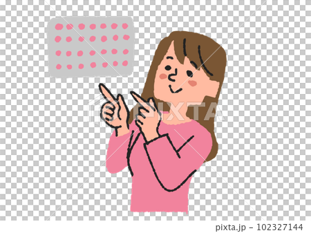 低用量ピルを服用している女性 102327144