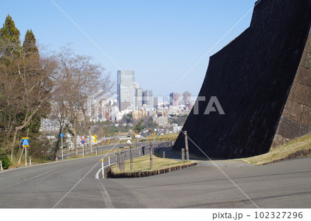 青葉城石垣の景色 青葉城石垣の景色 102327296