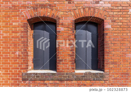 横浜赤レンガ倉庫の外壁の写真素材 [102328873] - PIXTA