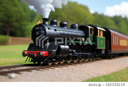 蒸気機関車・AI生成画像 102329214