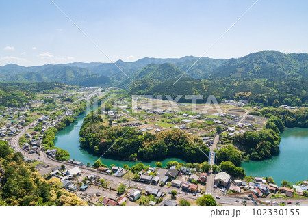 遠見山の見晴らし岩からの眺望（川辺町岐阜県） 102330155