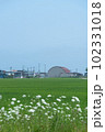 青森県 夏の田舎町 102331018