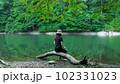 青森県 白神山地の湖 102331023