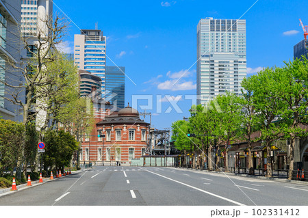 東京駅_丸の内駅舎の絶景風景 東京駅_丸の内駅舎の絶景風景 102331412
