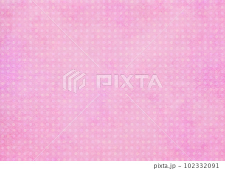 背景素材 紙 ドット柄 ピンク 背景素材 紙 ドット柄 ピンク 102332091