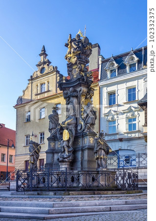 Religious sculptures in Bystrzyca Klodzka, Poland Religious sculptures in Bystrzyca Klodzka, Poland 102332375