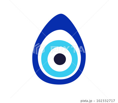 Evil eye talisman icon. Turkish or greek eye symbol. Greece ethnic magic amulet. Mystical blue hamsa icon in hand drawn style. Nazar amulet symbol. Vector illustration isolated in doodle style Evil eye talisman icon. Turkish or greek eye symbol. Greece ethnic magic amulet. Mystical blue hamsa icon in hand drawn style. Nazar amulet symbol. Vector illustration isolated in doodle style 102332717