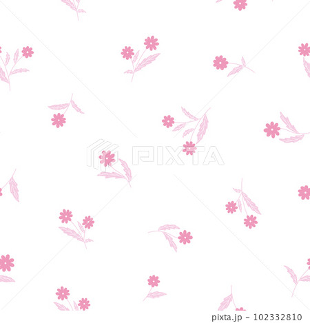 Seamless pattern in small flower. Romantic flower print. Ditsy