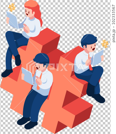 Isometric People Surfing the Social Networks on Hashtag 102333567