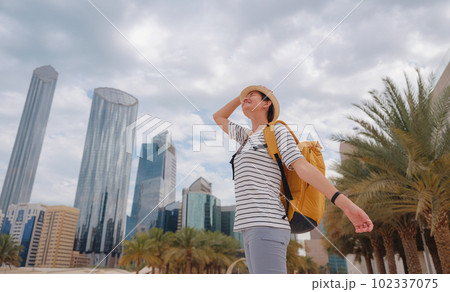 travel to United Arab Emirates, city of Abu Dhabi. 102337075