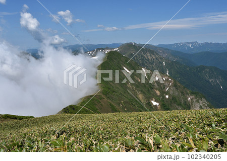 谷川岳登山、天神平コース、群馬県 谷川岳登山、天神平コース、群馬県 102340205
