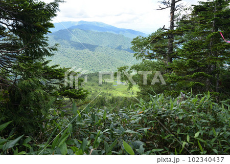 燧ケ岳登山、御池ルート、尾瀬、福島県 102340437