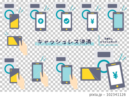 Electronic money material set-4-no main line-colorful 3 colors 102341126