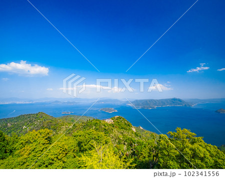 弥山から瀬戸内海 弥山から瀬戸内海 102341556