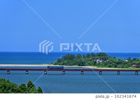 由良川橋梁とあおまつ号 由良川橋梁とあおまつ号 102341674