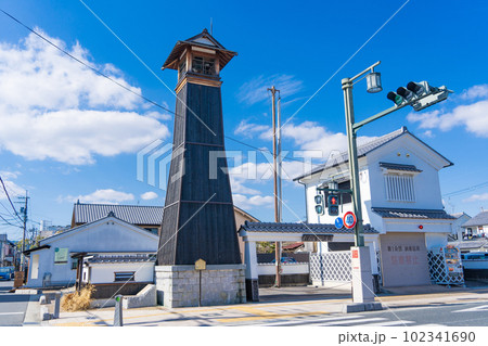 大和郡山市に残る復元された火の見櫓 大和郡山市に残る復元された火の見櫓 102341690