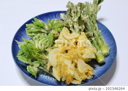 天ぷら（タラの芽, コシアブラ, かき揚げ） 102346264