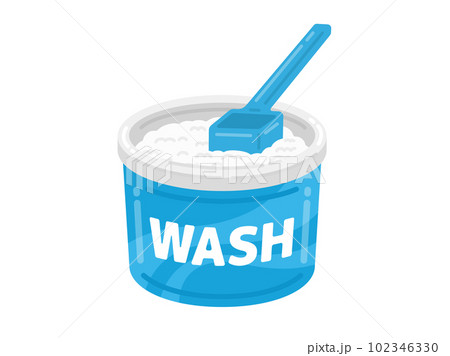 容器に入った、酸素系漂白剤のイラスト 容器に入った、酸素系漂白剤のイラスト 102346330