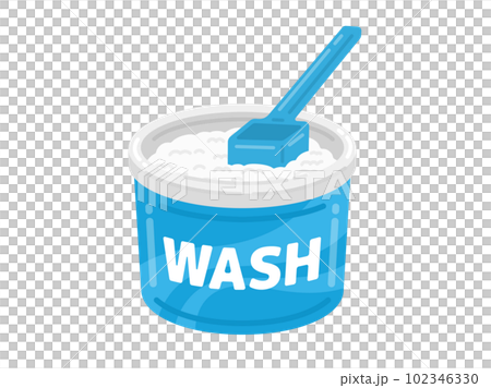 容器に入った、酸素系漂白剤のイラスト 容器に入った、酸素系漂白剤のイラスト 102346330