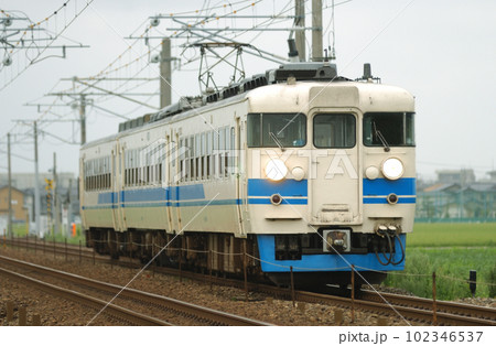 北陸本線　美川ー加賀笠間　JR西日本　475系　A13編成（金沢） 102346537