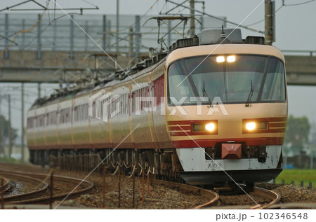 北陸本線　加賀笠間ー美川　JR西日本　485系　A03編成（京都）　雷鳥 102346548