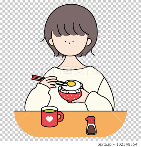 醒來吃煎蛋飯的女孩 102348354