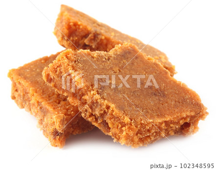 Barfi made from peanut and coconut Barfi made from peanut and coconut 102348595