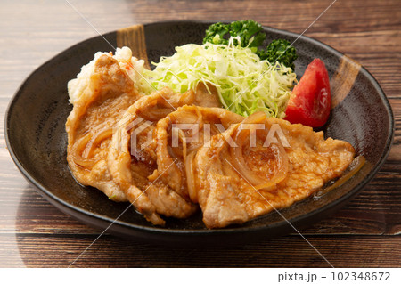 豚ロースしょうが焼き 豚ロースしょうが焼き 102348672