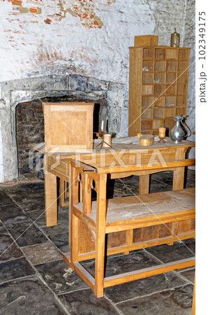 Hampton Court Palace kitchens, Surrey - London United Kingdom Hampton Court Palace kitchens, Surrey - London United Kingdom 102349175