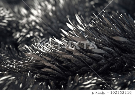 Network technology background tech abstract silver figures background. Low poly 3d wire made with generative AI 102352216