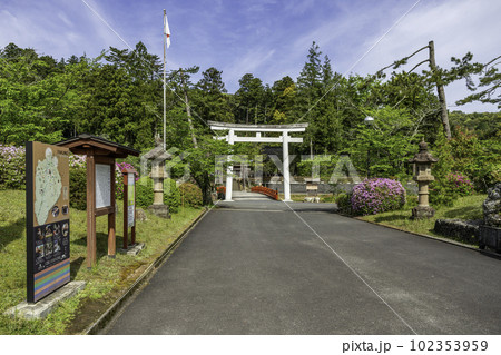 出雲国一之宮　熊野大社　鳥居　島根県松江市 102353959