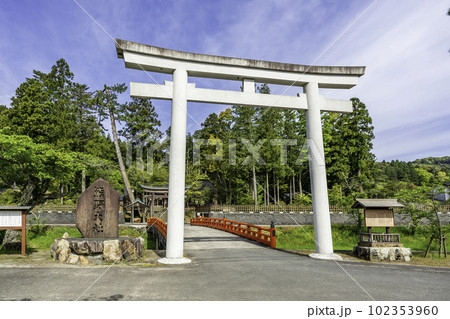 出雲国一之宮 熊野大社 鳥居 島根県松江市 出雲国一之宮 熊野大社 鳥居 島根県松江市 102353960