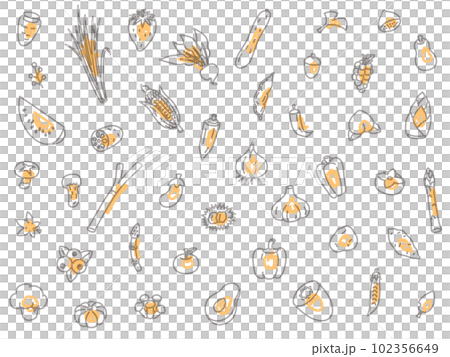 Vegetable wallpaper color illustration outline orange 102356649