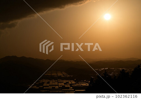 八上城からの夕焼け 八上城からの夕焼け 102362116