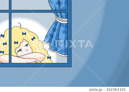 梅雨時 憂鬱な顔をした女の子 イラスト 窓辺で黄昏る女の子 思春期 片思い 物思いに耽る 部屋 青春 梅雨時 憂鬱な顔をした女の子 イラスト 窓辺で黄昏る女の子 思春期 片思い 物思いに耽る 部屋 青春 102363102