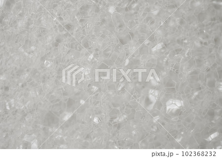 Abstract white soap foam texture background close up 102368232
