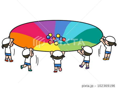 運動会 パラバルーン ポップコーン 運動会 パラバルーン ポップコーン 102369196