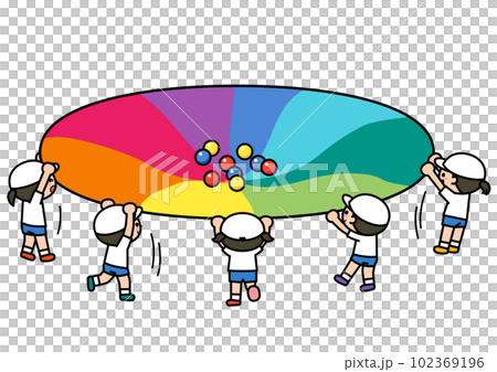 運動会 パラバルーン ポップコーン 運動会 パラバルーン ポップコーン 102369196