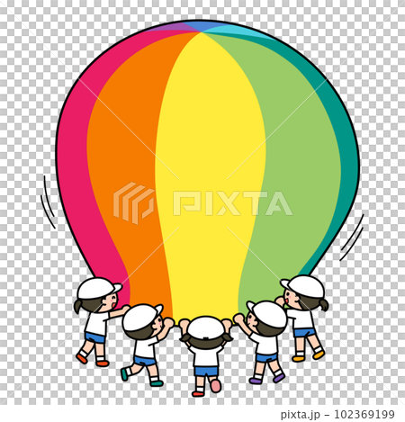 Sports day paraballoon rocket 102369199