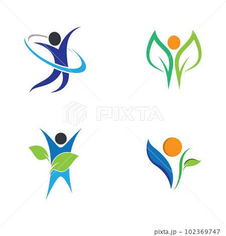 Wellnes symbol vector icon Wellnes symbol vector icon 102369747