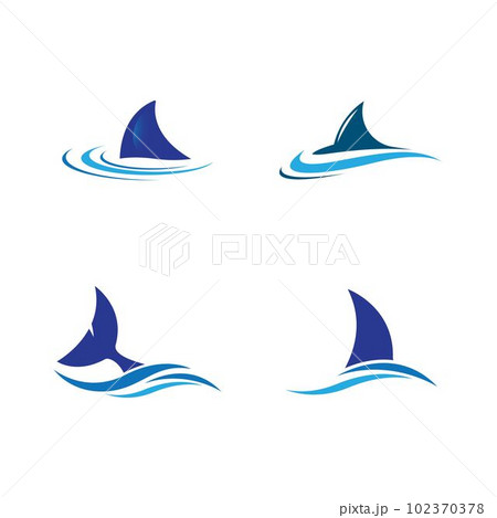 Shark symbol vector icon illustrationのイラスト素材 [102370378] - PIXTA