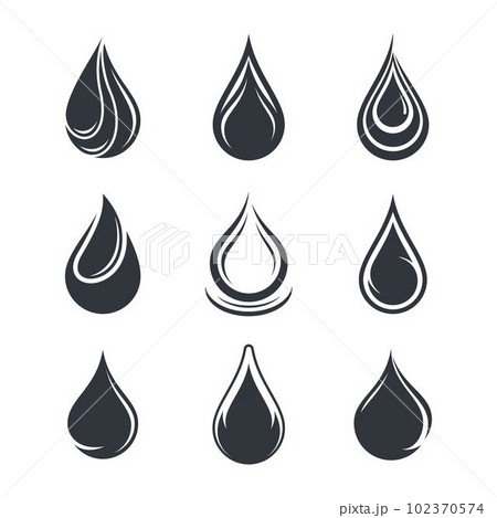 Oil drop icon vector illustration 102370574