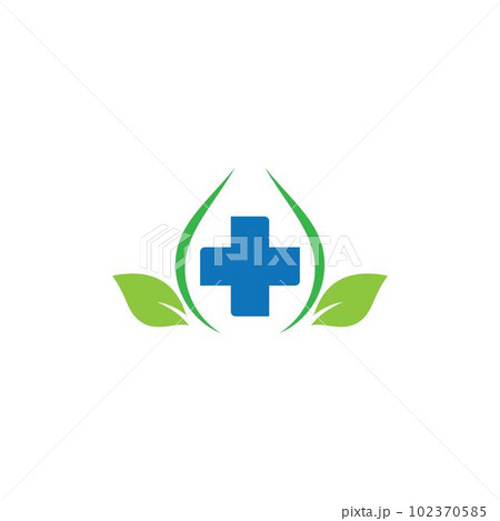 Medical cross vector icon 102370585