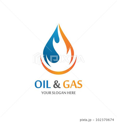 Oil and gas vector icon 102370674