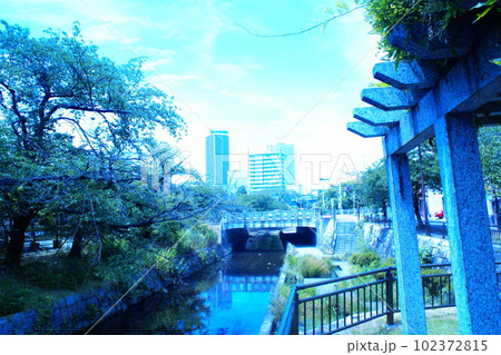 カラー 流れ 信号機 川 橋 水面 空 雲 (2023年5月登録) カラー 流れ 信号機 川 橋 水面 空 雲 (2023年5月登録) 102372815