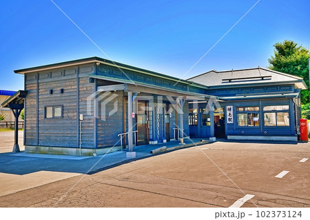 北海道増毛町　旧増毛駅 102373124