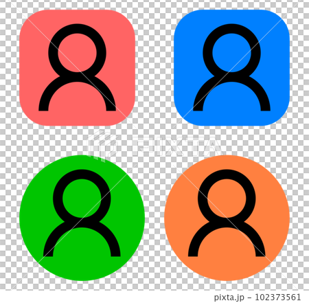 Icon representing a silhouette of a person Icon representing a silhouette of a person 102373561